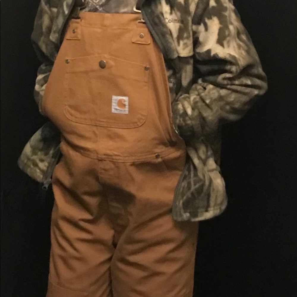 Kids Girls Boys Size 10 Carhartt Overalls